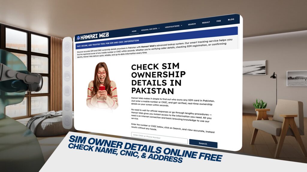 SIM Owner Details Online Free - Check Name, CNIC, & Address