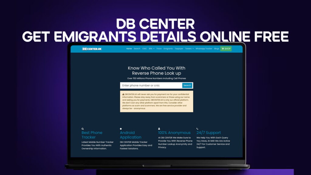 DB Center - Get Emigrants Details Online Free